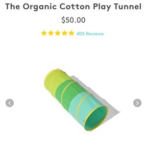Lovevery Organic cotton play tunnel